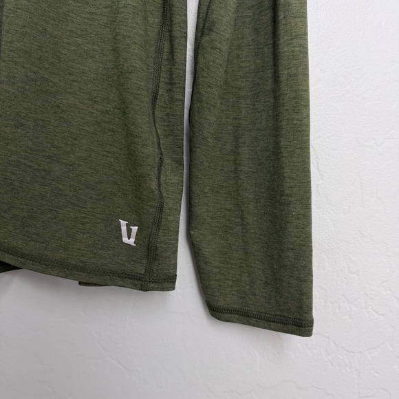 Vuori Ease Performance Half Zip Pullover Mens Large Green Heather V221 - Picture 3 of 9